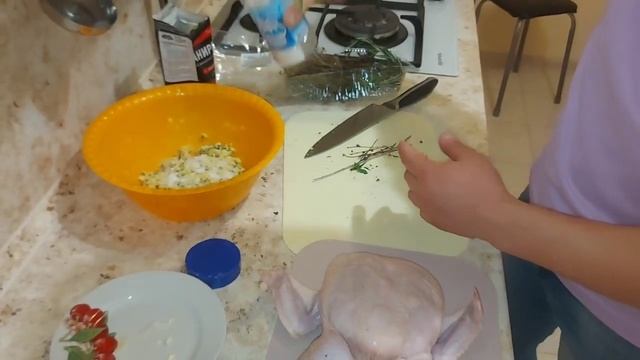 Готовим Вкусную Запеченую Курочку