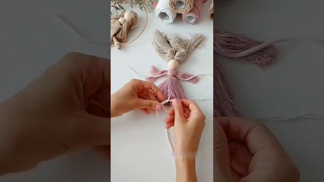 Мастер-класс, как сделать куколку из веревки