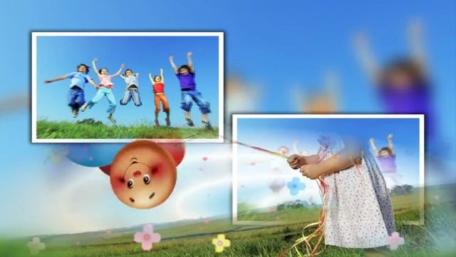 С днём защиты детей. Музыкальная открытка поздравление.
