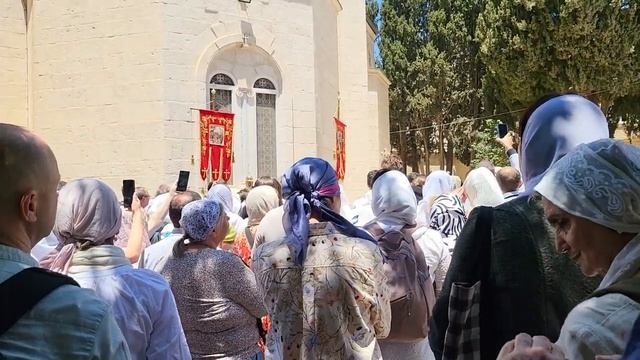 Крестный ход на Вознесение Господне - Спасо-Вознесенский монастырь на Елеоне