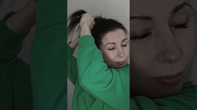 Небрежный пучок за 2минуты