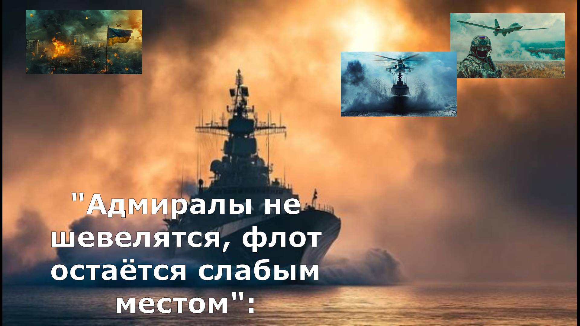 "Адмиралы не шевелятся, флот остаётся слабым местом":