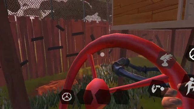 прохожу Hello neighbor второй акт при помощи главной входной двери