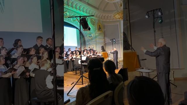 Гречанинов. "Узник". Хор ФЦП ПСТГУ Дирижер Владимир Любарский. Концертмейстер Виктор Зубов.