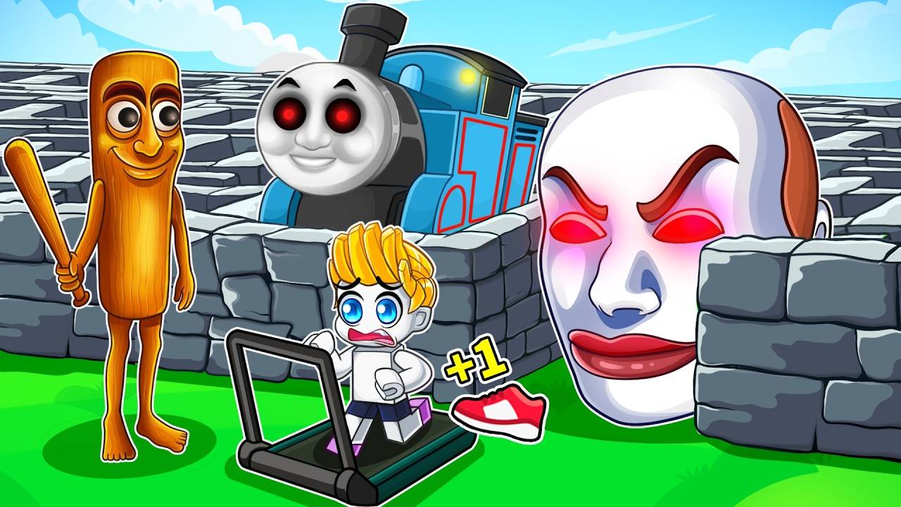Вы должны быть быстрыми, чтобы выбраться из лабиринта монстров в Roblox