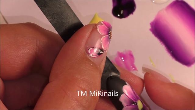 Цветок гель лаками ТМ MiRinails