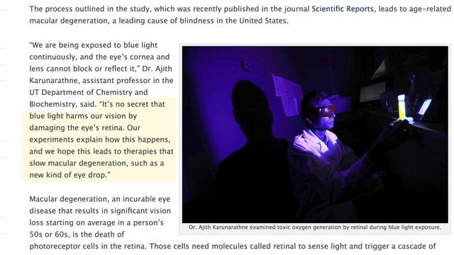 Your smartphone is blinding you, here's what to do.