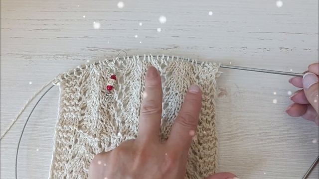 ☘️ВСЕГО 2 РЯДА. Узор спицами. ЕСТЬ НЮАНС👌