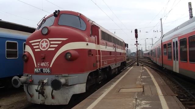Движение поездов на вокзале Келети в Будапеште