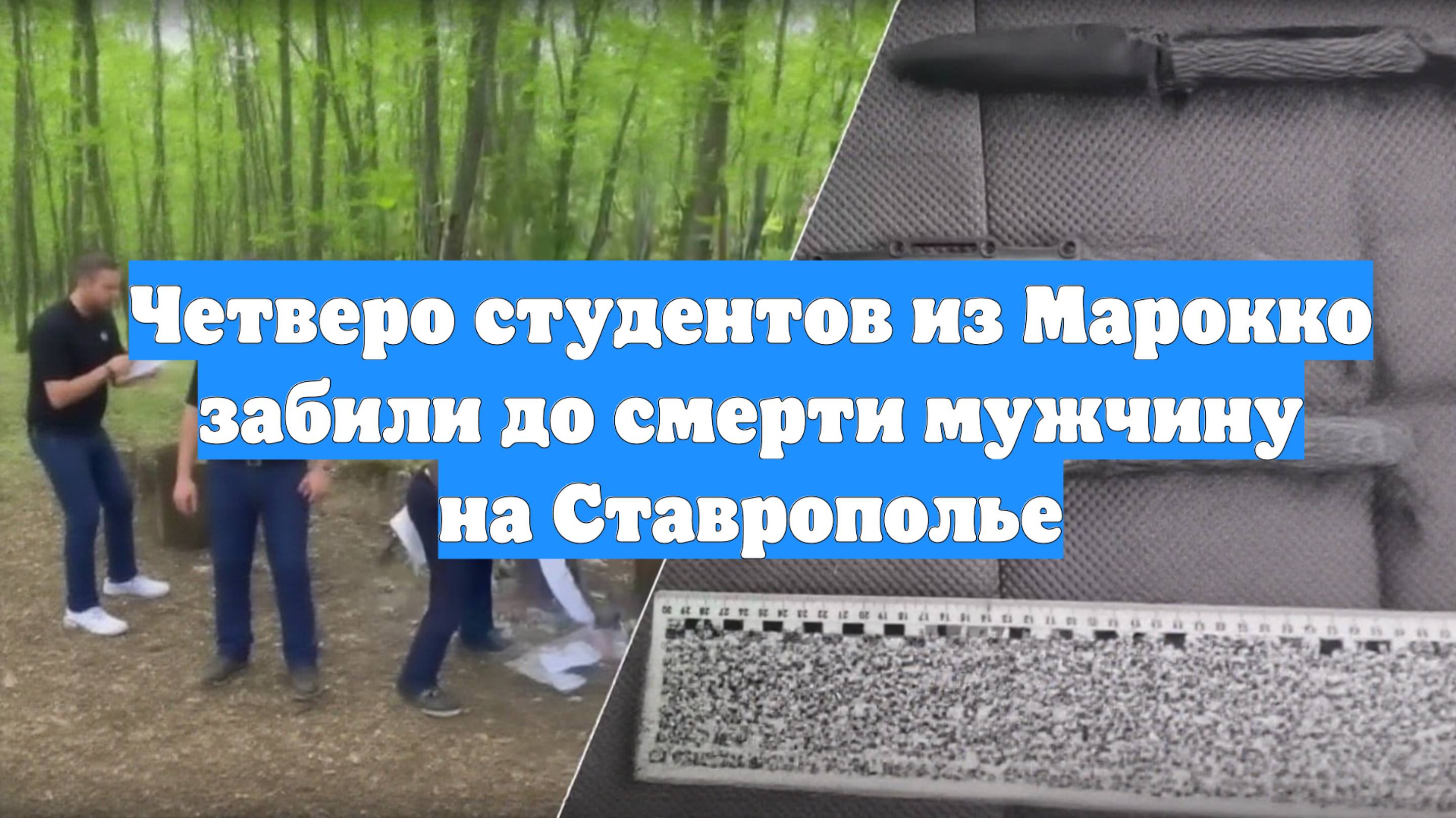 Четверо студентов из Марокко забили до смерти мужчину на Ставрополье