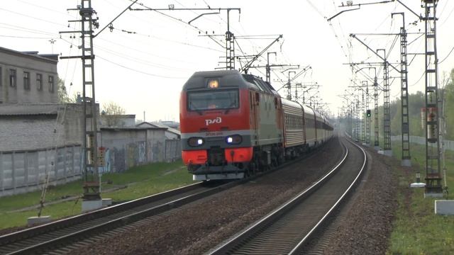 Электровоз ЭП2к-269 с поездом №2 "Красная стрела" Москва-Санкт-Петербург