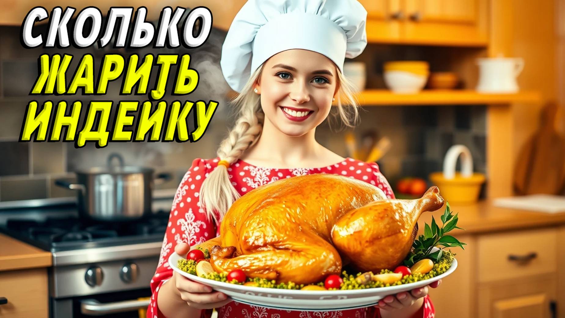 Сколько жарить индейку