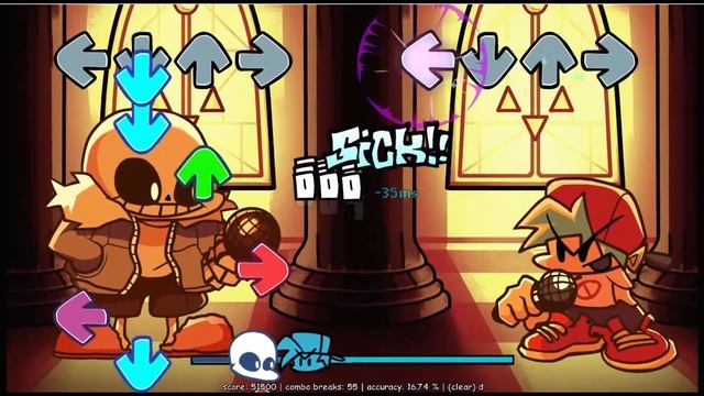 Indie cross(Friday night funkin) (RUS Прохождение (EASY/NORMAL/HARD)
