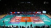 Начался волейбольный матч женских сборных России и Сербии за Кубок Первого канала