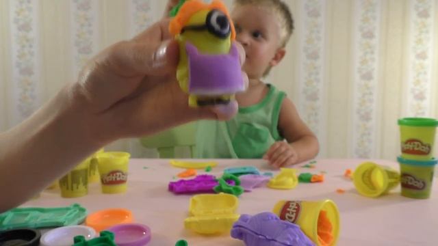 Рома и Диана ★ Миньйоны из Плей До Play Doh Minions Disguise Despicable Me