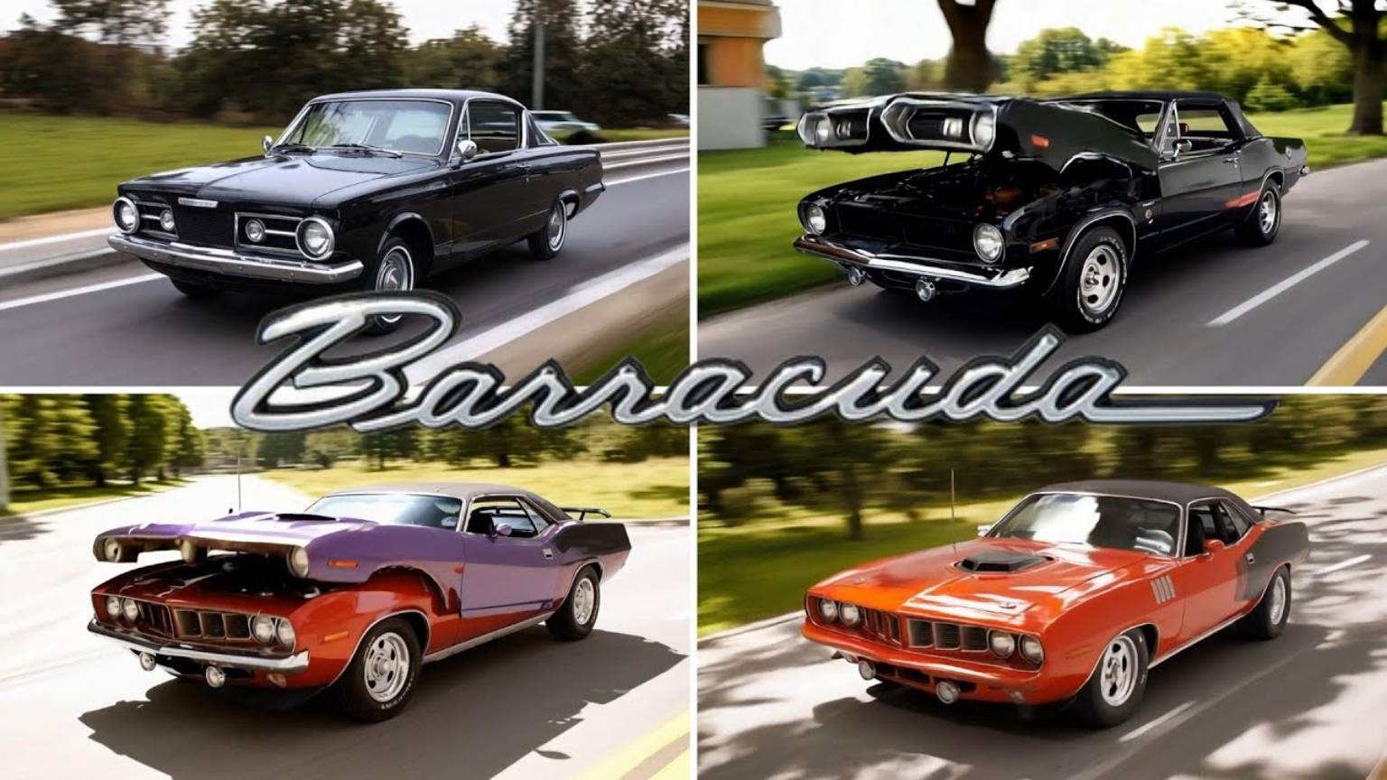 Plymouth Barracuda (1964-1974) История трансформации автомобиля #Technoyarus