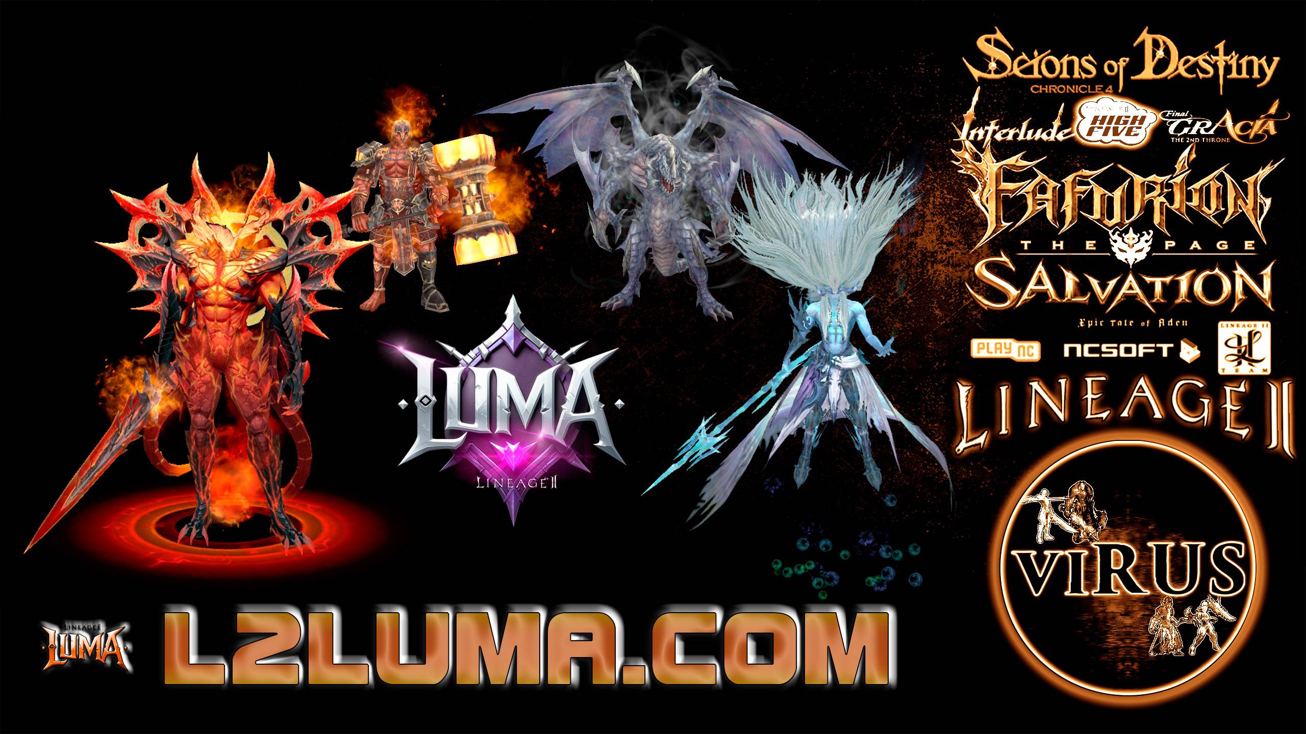 Monsters and Raid Bosses 02 for www.L2luma.Com server. LINEAGE II-Interlude ◄√i®uS►