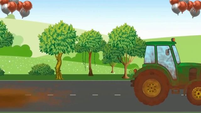 Развивающий мультфильм для детей Машинки |познавательный|учим цвета|для малышей|мультфильм|