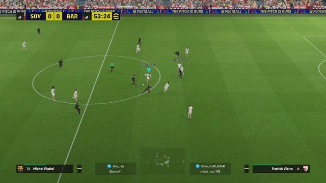 eFootball шахматная партия vs Elturan11, top 100