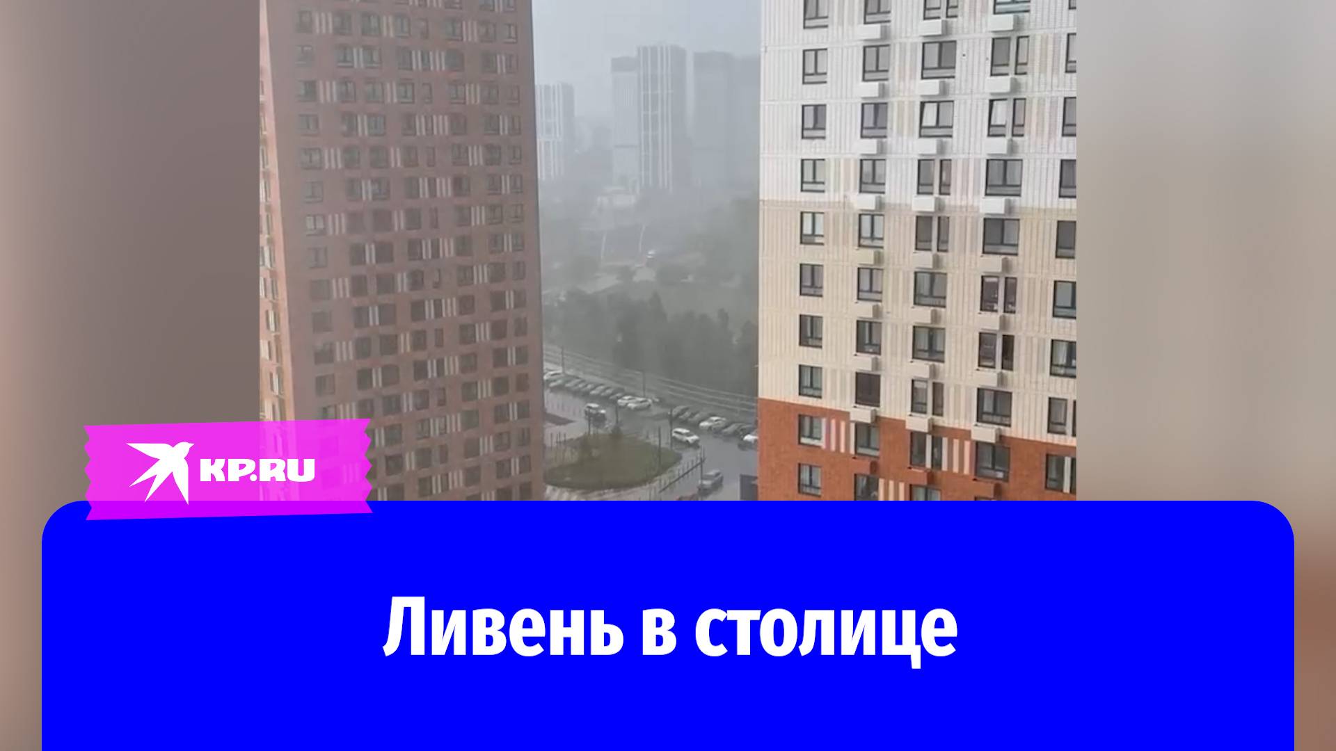 Ливень обрушился на Москву и область 31.05.2025