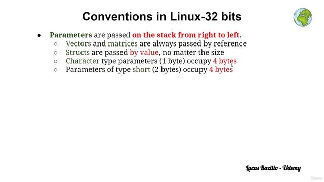 6.3. Conventions