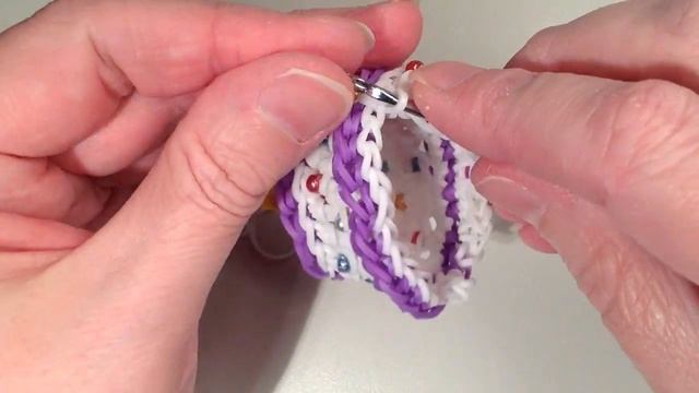 3D Cake Loomigurumi Amigurumi Rainbow Loom Band Crochet Birthday Gift Hook Only Лумигурум?