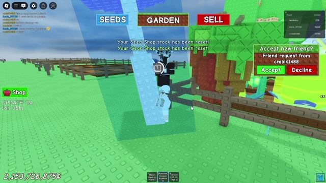Дал питомца и мухомор в 🐔 Grow A Garden 🐔