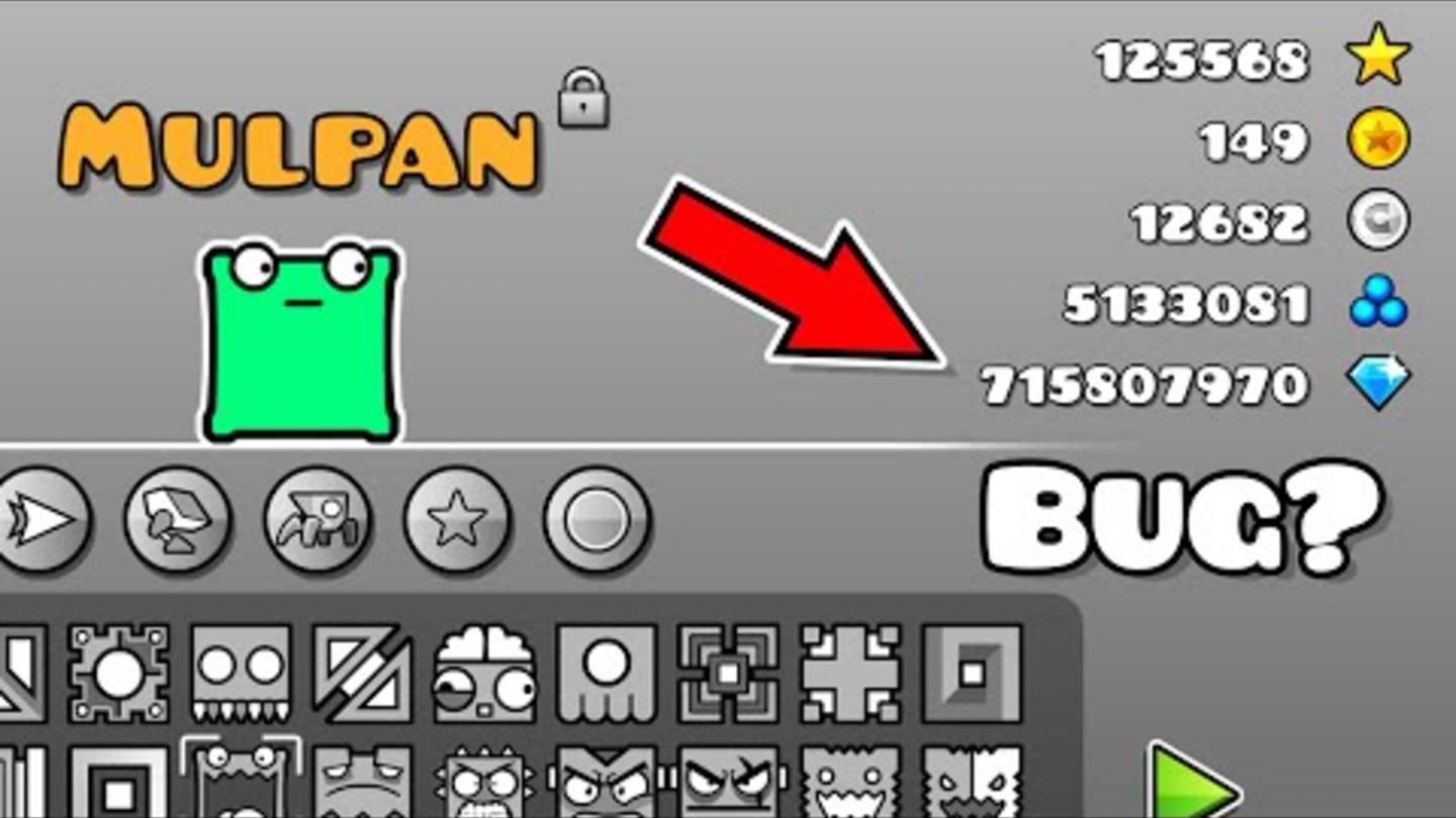 Diamonds bug? | Geometry dash 2.11Ошибка с бриллиантами? | Geometry dash 2.11