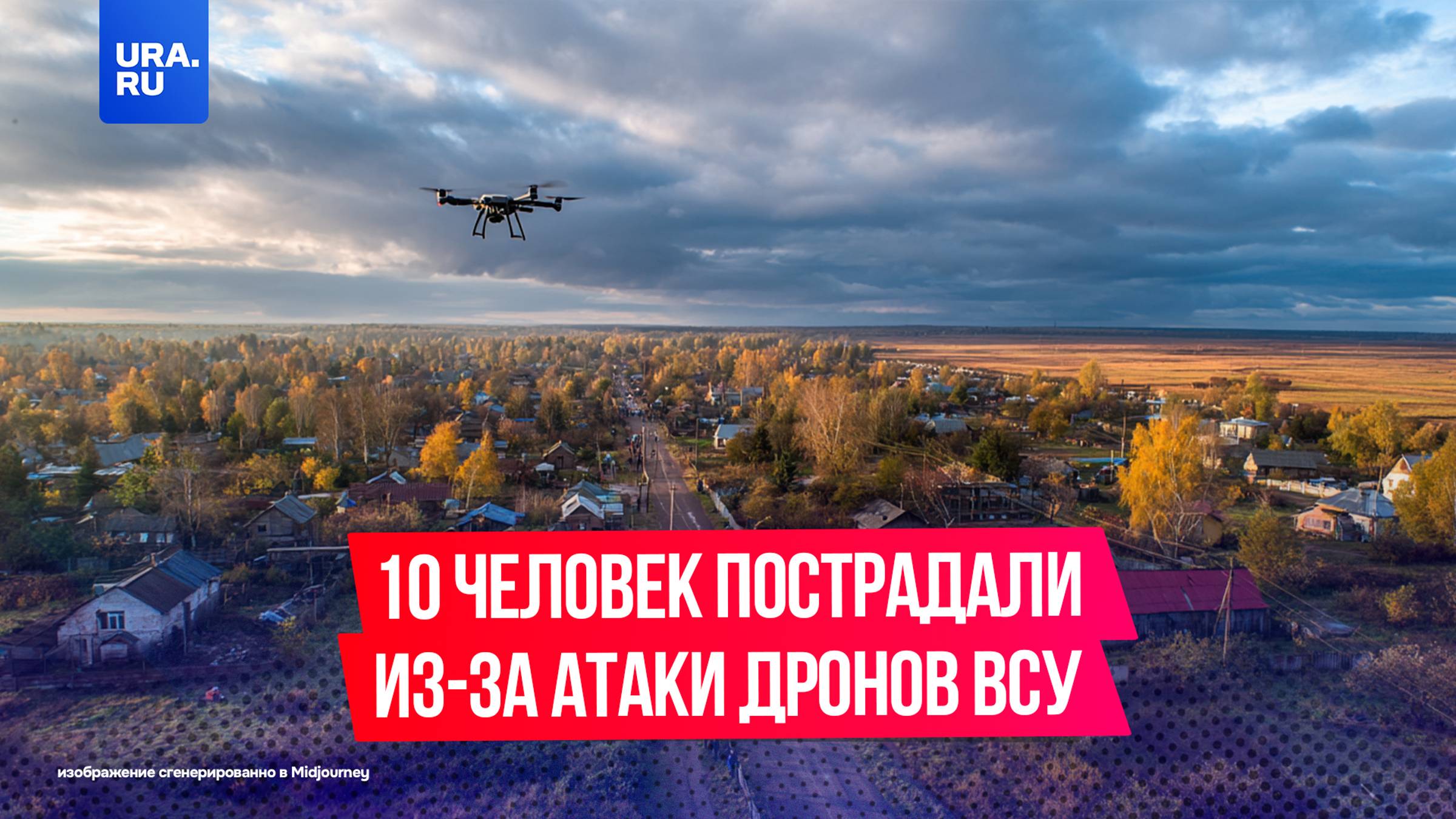 10 человек пострадали из-за атаки дронов ВСУ в Рыльске в Курской области