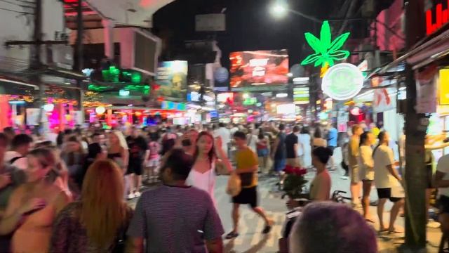 Бангла Роуд январь 2024, без комментариев / Bangla road Phuket JAN 2