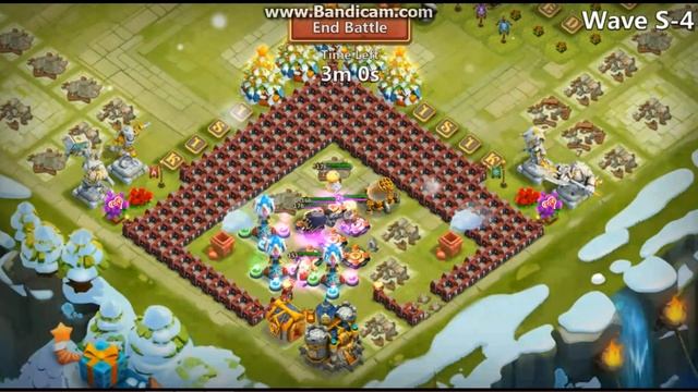 Битва замков/Castle Clash-Прохождение волны S! Passage of the S wave!