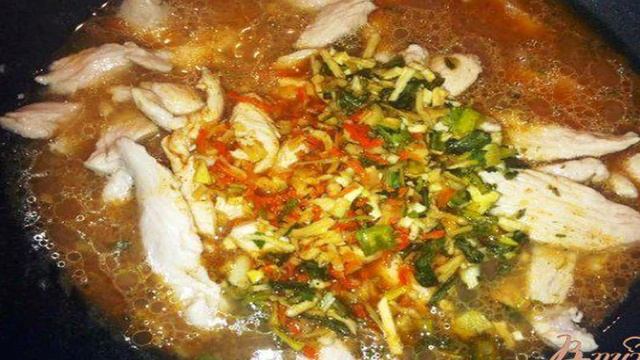 Куриное филе по китайски.