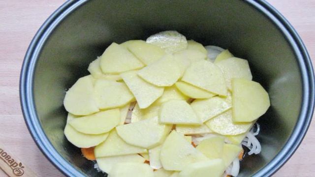 Форель с картофелем в мультиварке