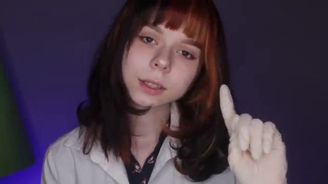 АСМР Невролог ролевая игра ОСМОТР  доктор, фонарик, перчатки ASMR cranial nerve examination