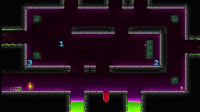 Прохождение уровня Dash в игре Geometry dash (3 монеты)