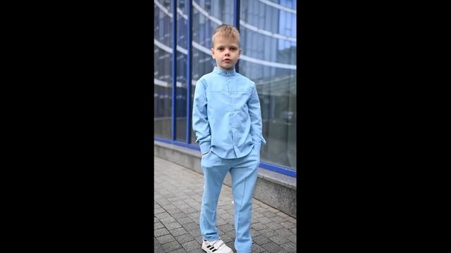 Лляний костюм для хлопчика — сорочка та штани, розмір?