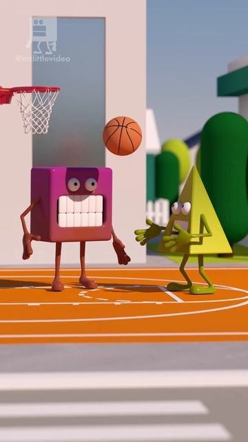 KV6bsF_k-hc - Monster plays basket 2 🏀 #memeanimation #c4d