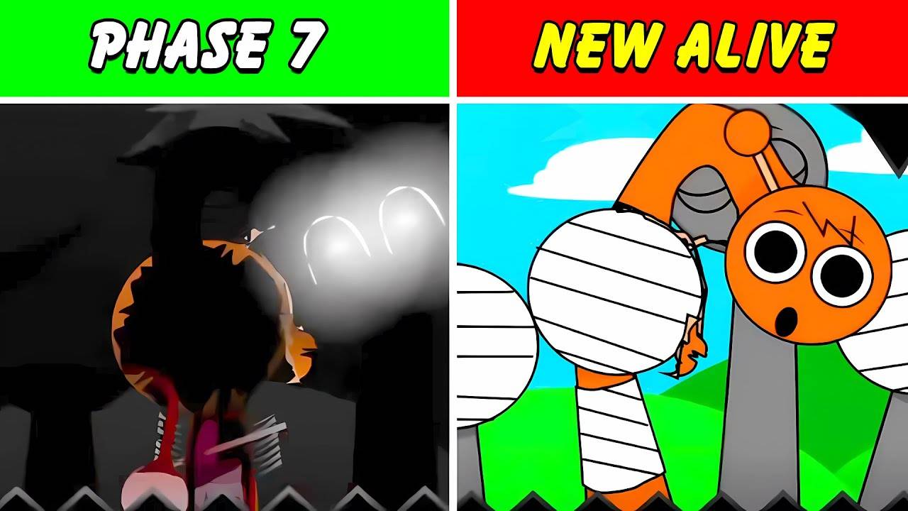 Incredibox Sprunki - Новая фаза 7, Окончательная, но новая Живая версия