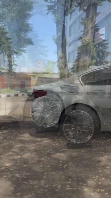 BMW 5 серии G30 на примерке дисков в 19-ом диаметре