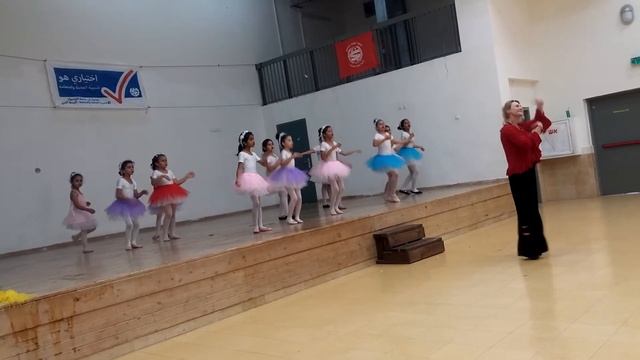Zumba kids.Indian.Сhoreographer, Irina Jammal.Studio ballet in the Arab village of Ka'abeya.14.05.1