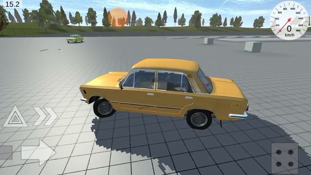 ВЕСЕЛЬЕ В Simple car crash!!! машины прыгают с трамплина | Свят $ | игры
