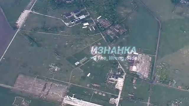 Удар ОТРК Искандер-М по стартовым позициям украинских БПЛА дальнего радиуса действия на аэродр...