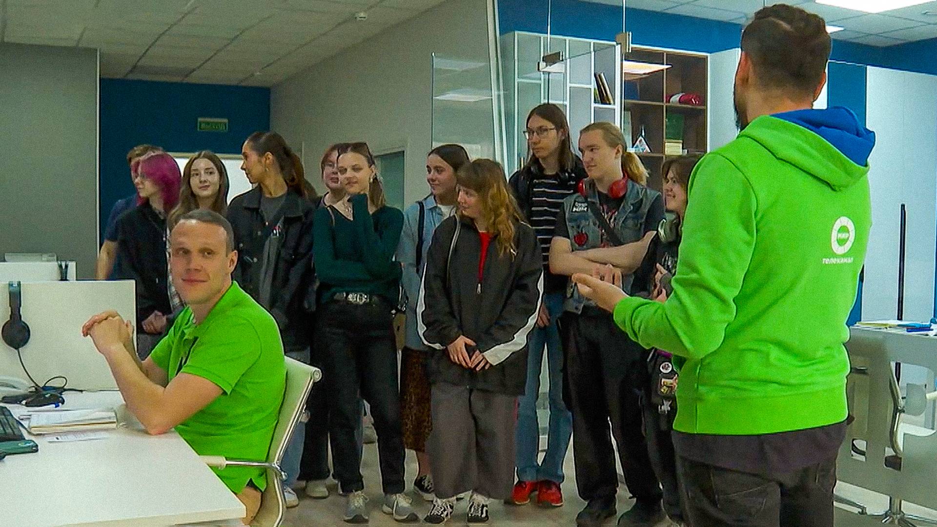 День открытых дверей для студентов-телевизионщиков прошел в Петербургском филиале МТРК «Мир»