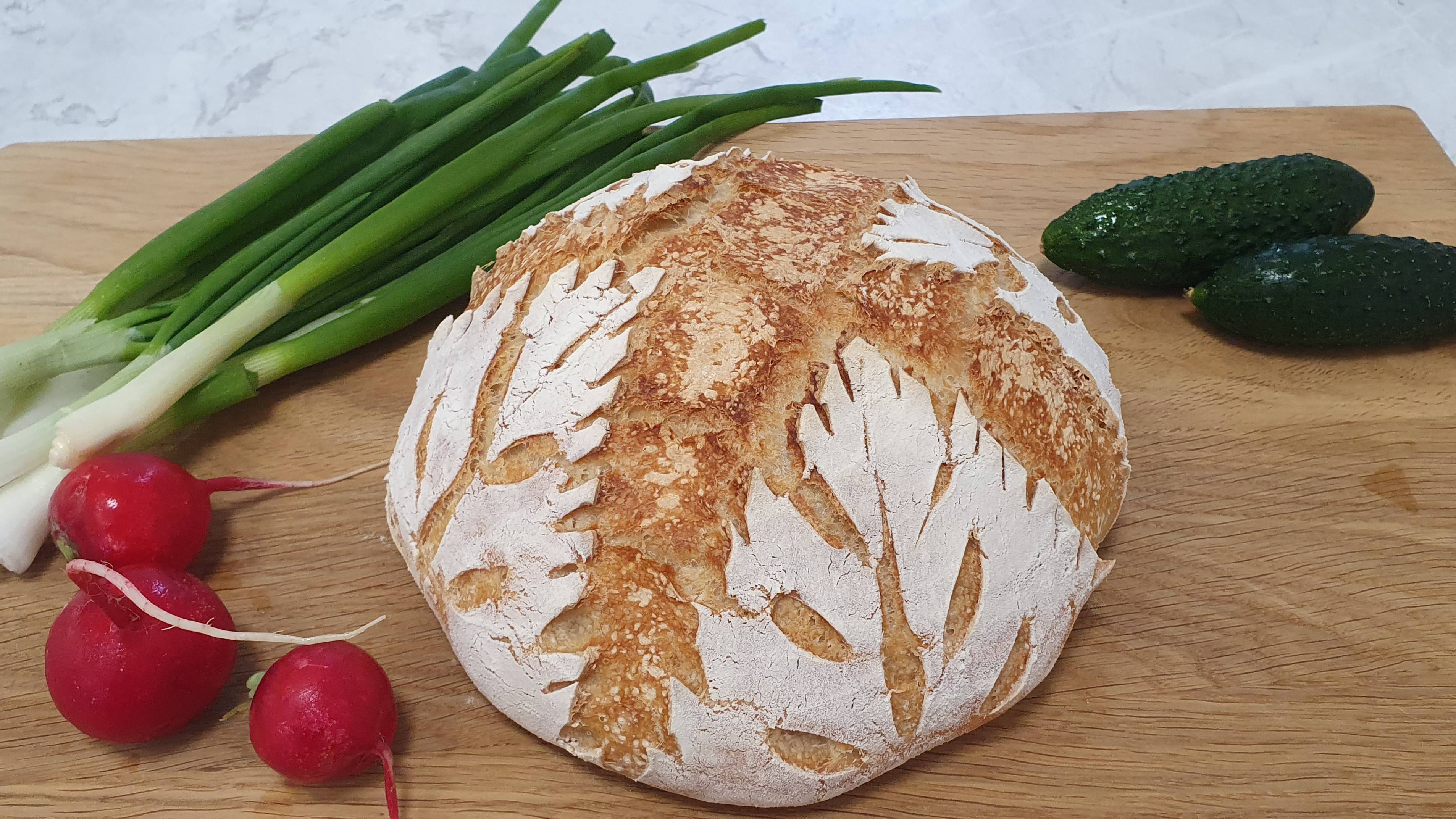 Приготовить домашний хлеб в духовке.🤗 Предлагаю вам на заметку простой вариант.