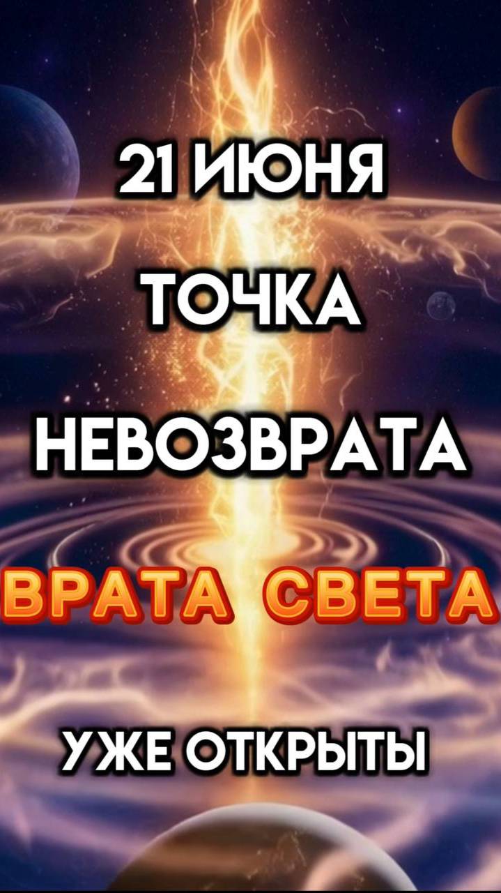 Энергия Перехода — Врата Июня #ВратаСвета #ЭнергияИюня #ТочкаНевозврата