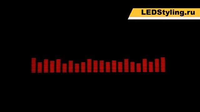 Эквалайзер на заднее стекло "Красный" 90х25 см