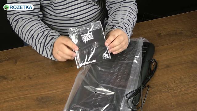 Распаковка SteelSeries Apex RAW