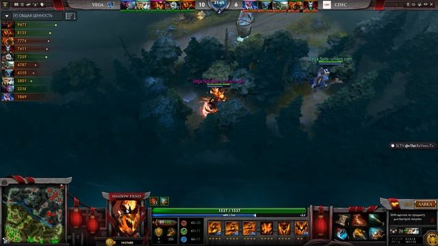 TI5 Vega Squadron vs CDEC Карта #1 (RUS) 1440p