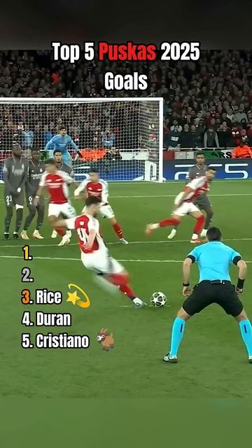 Top 5 Puskas 2025 Goals #puskas #football #goals