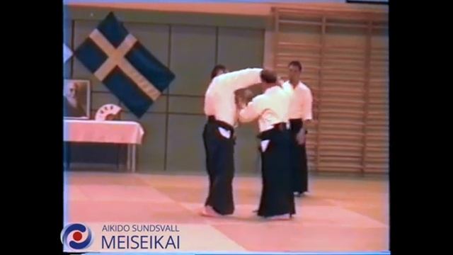 58 Aikido Ai Hanmi Ikkyo Omote Nishio Sensei Uppsala 1995